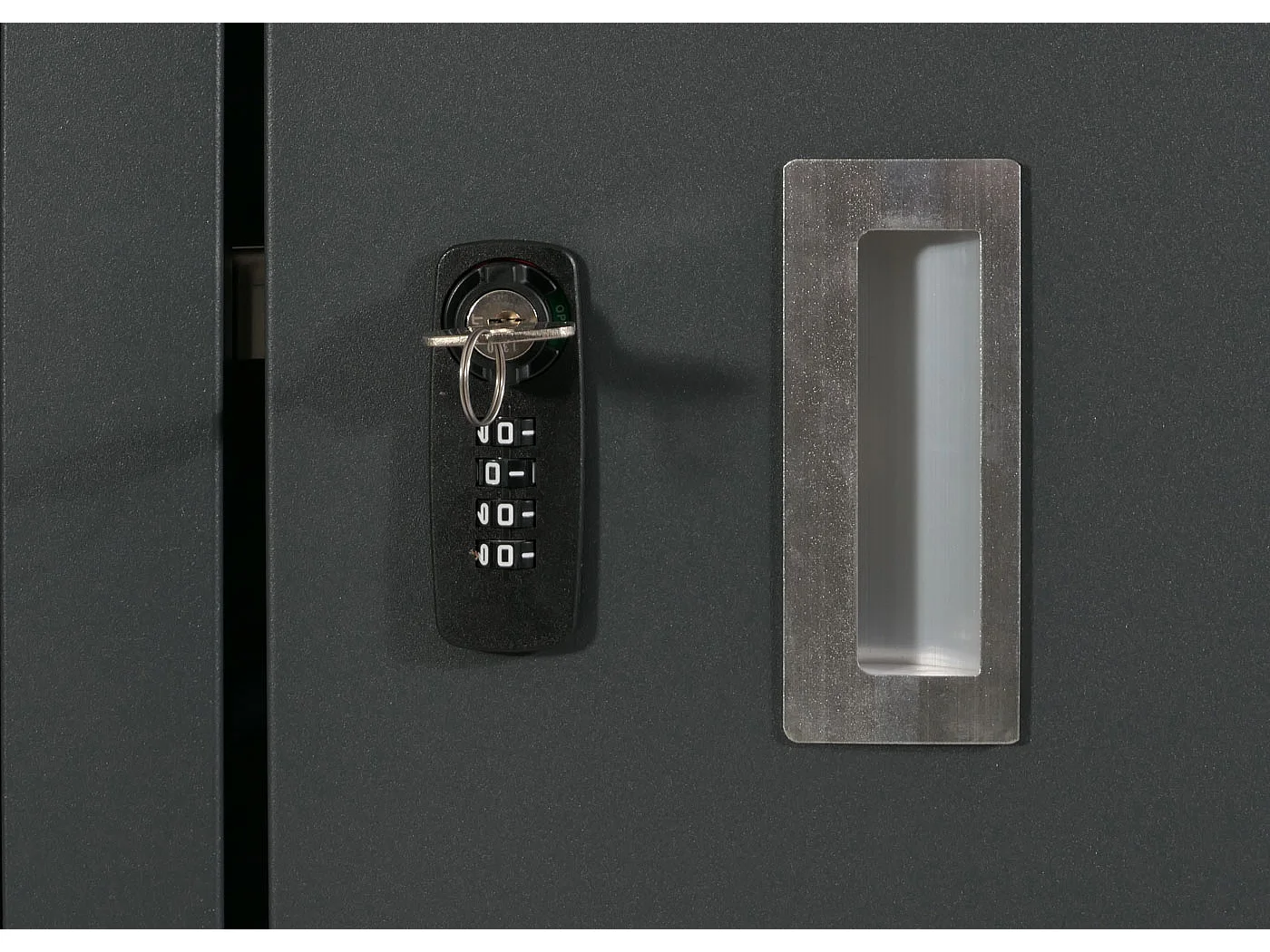 3-/6-delige afvalbakbekleding MCW-E83,  antraciet staal, 100kg