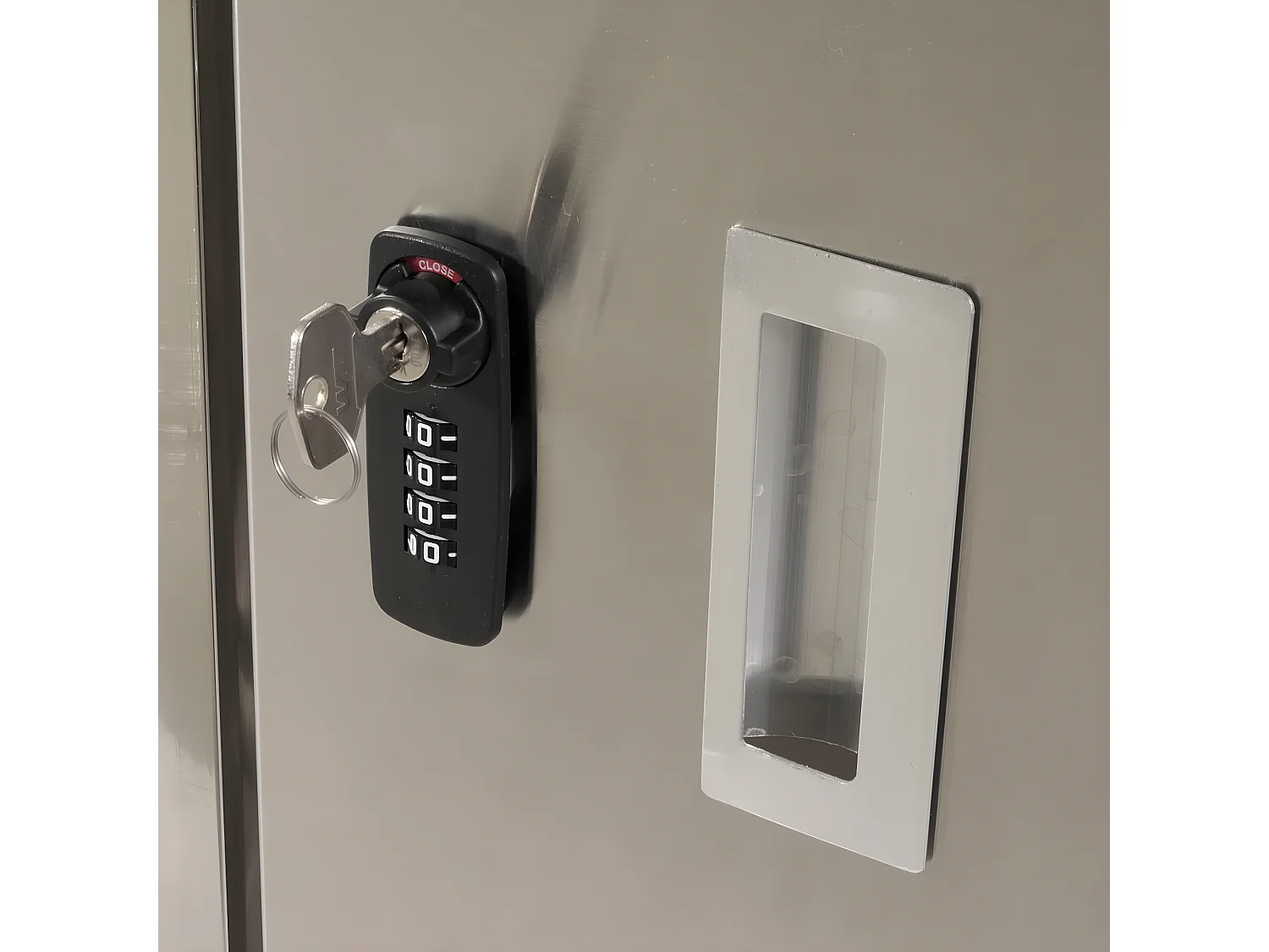 3er-Mülltonnenverkleidung MCW-E83, Edelstahl 68kg