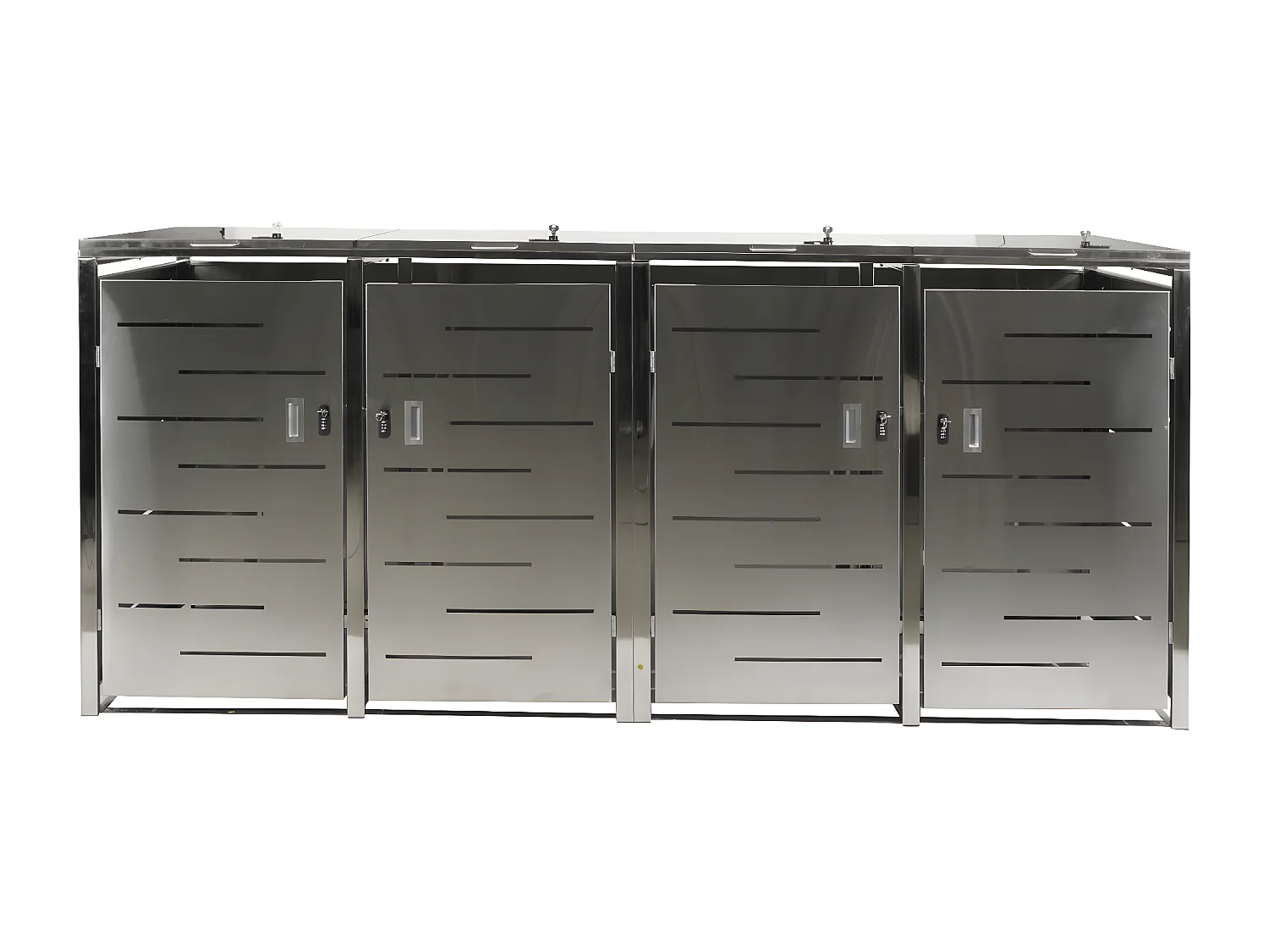 Afvalbakkenbekleding voor 4 bakken MCW-E83,  roestvrij staal 99kg