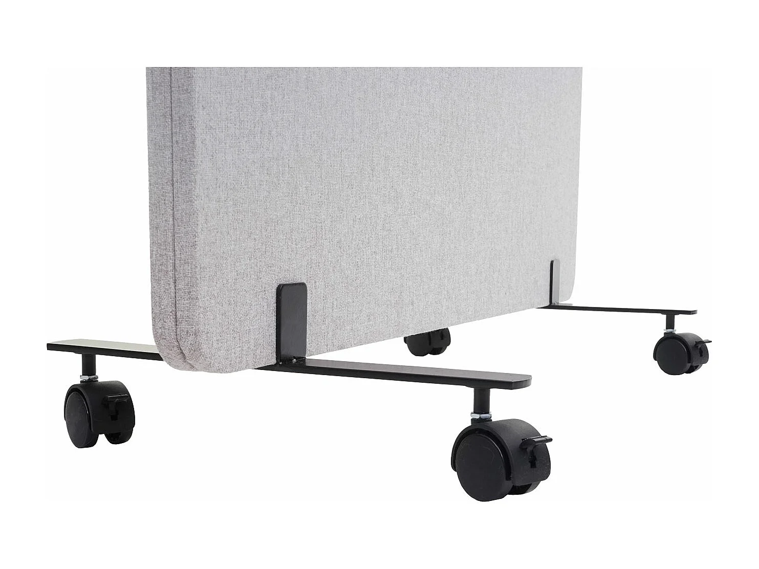 Akoestische scheidingswand MCW-G77,  167x80cm grijs