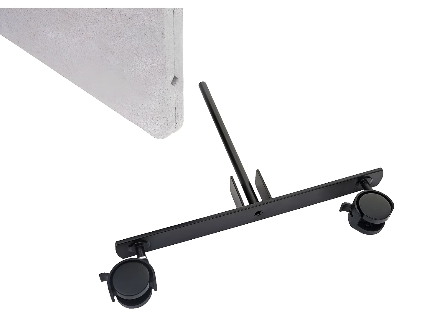 Akoestische scheidingswand MCW-G77,  167x80cm grijs