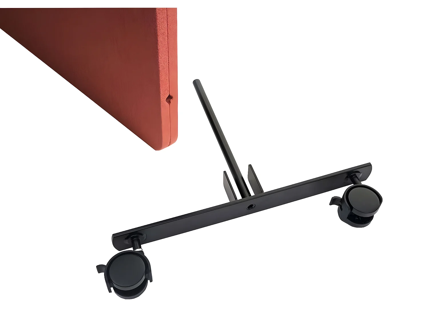 Akoestische scheidingswand MCW-G77,  127x80cm bruin