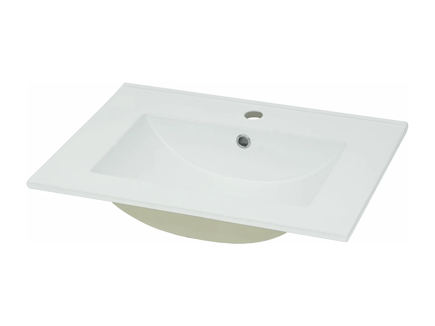 Umywalka MCW-D16,  61cm krawędź 18mm