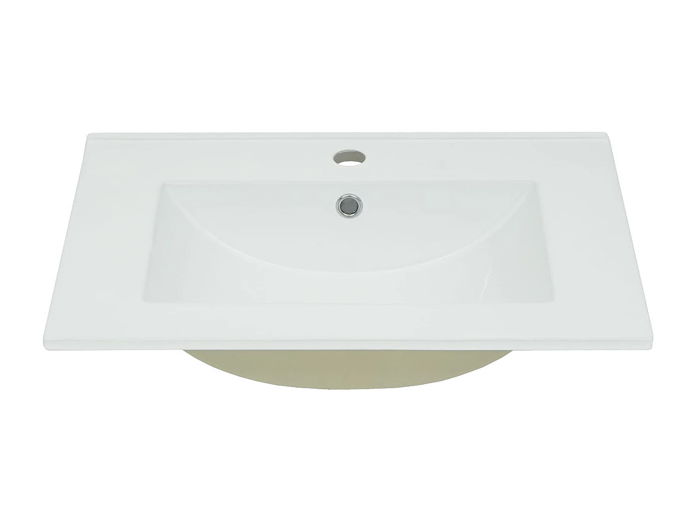 Waschbecken MCW-D16, 61cm 18mm Kante