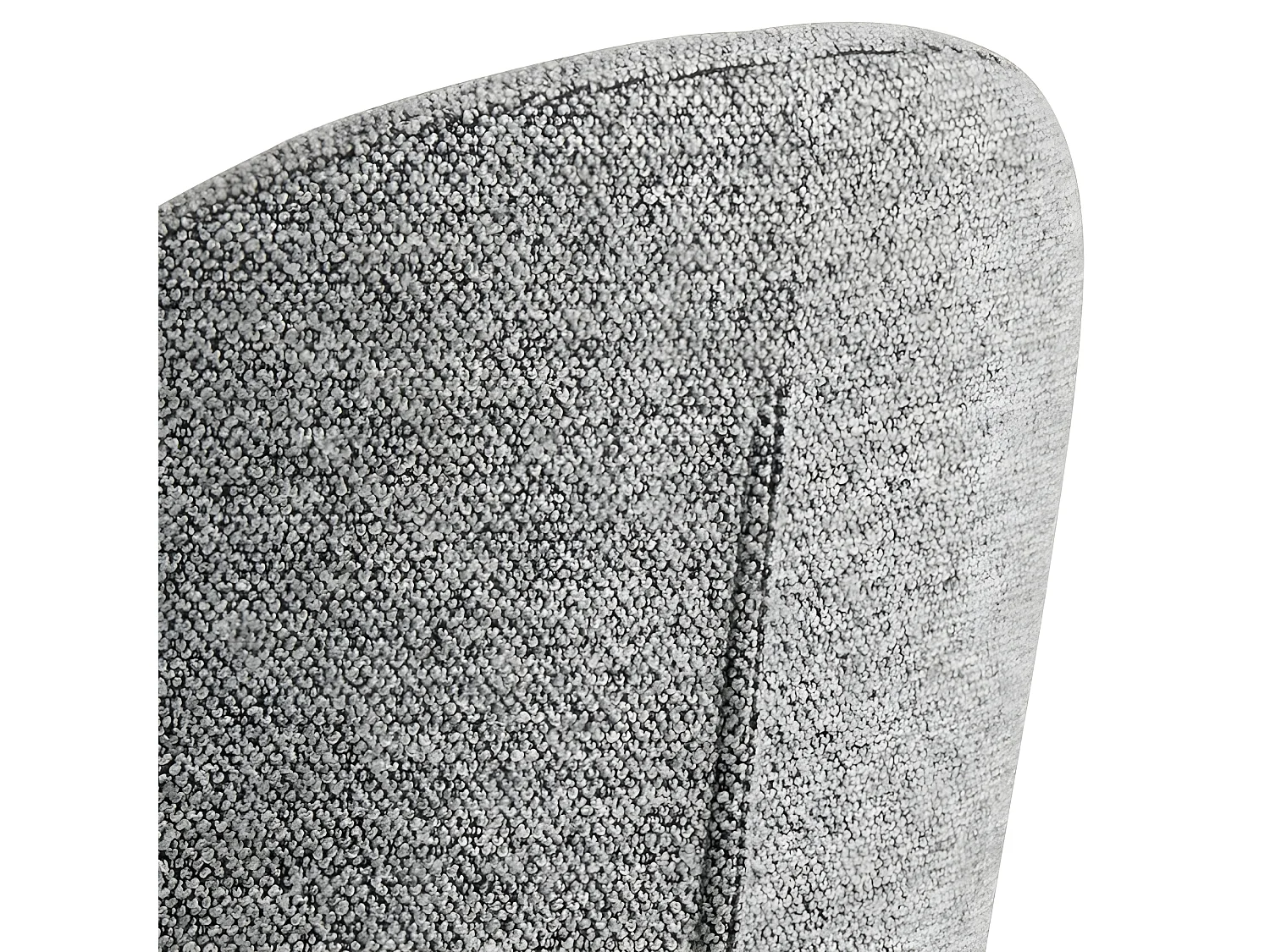Colobura - Tabouret de bar en tissu et métal H55-80cm - Gris