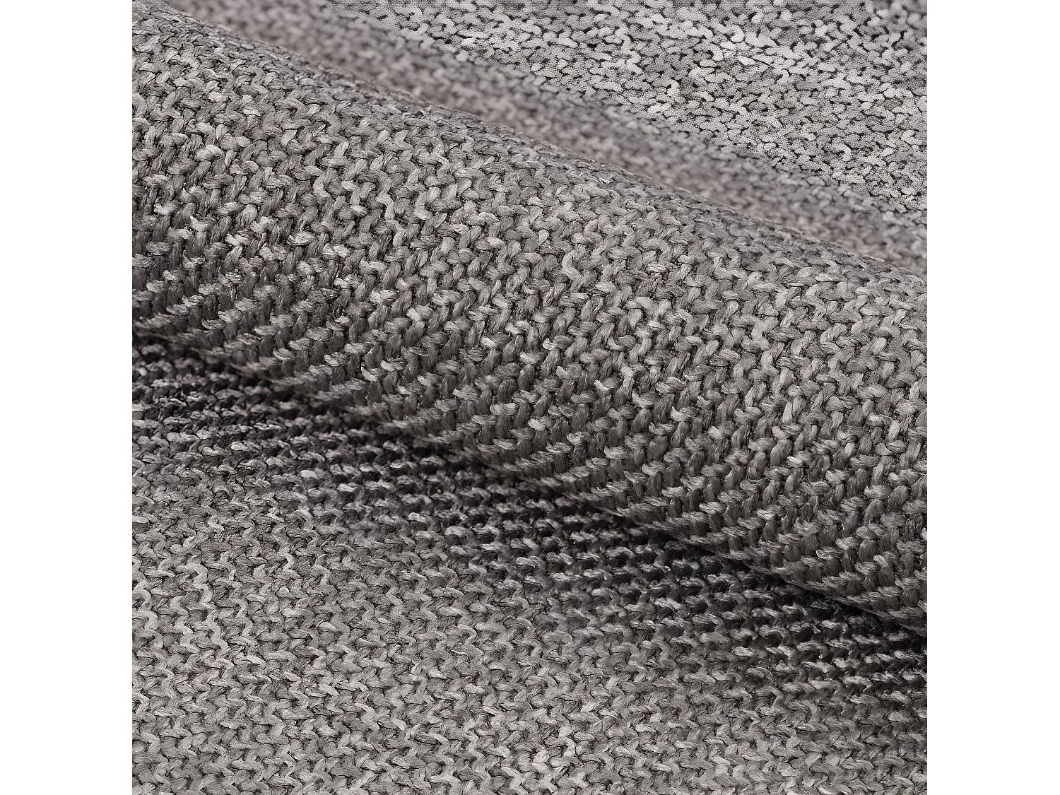 Eurame - Lot de 2 tabourets de bar réglables en tissu et métal H68-89cm - Taupe