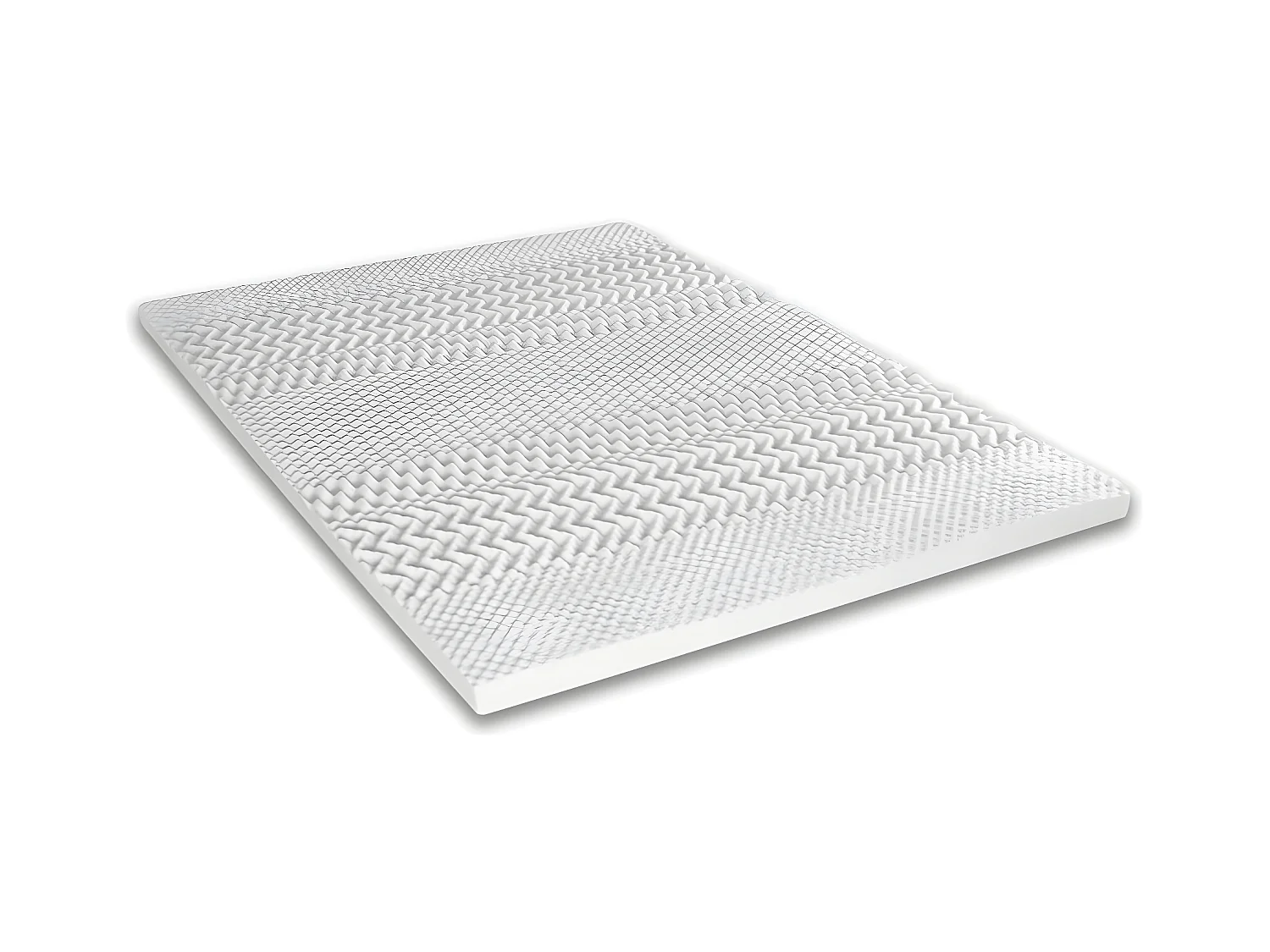 Surmatelas 6 cm Mémoire de forme 7 zones de confort 180x200 cm