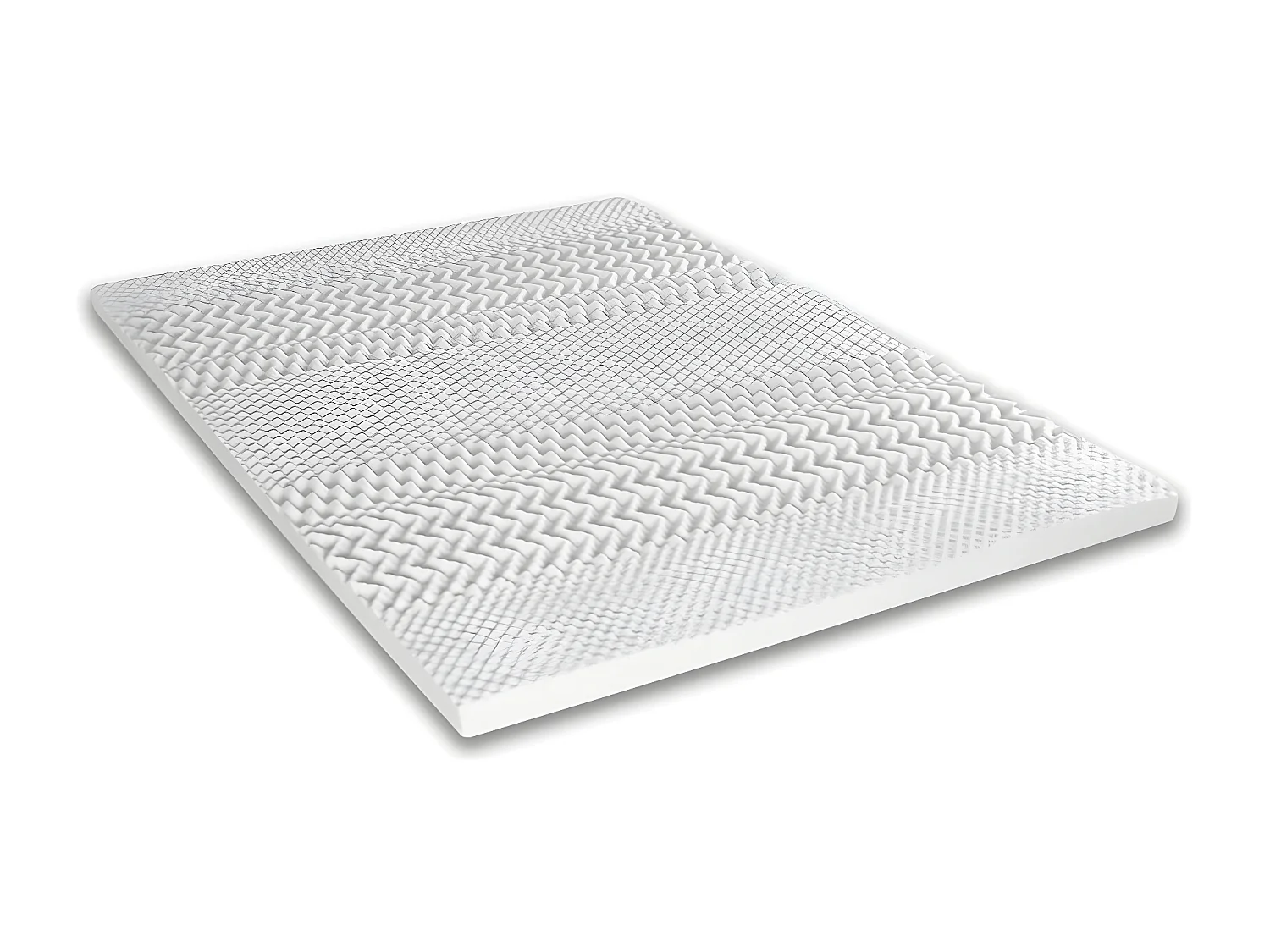 Surmatelas 6 cm Mémoire de forme 7 zones de confort 180x200 cm