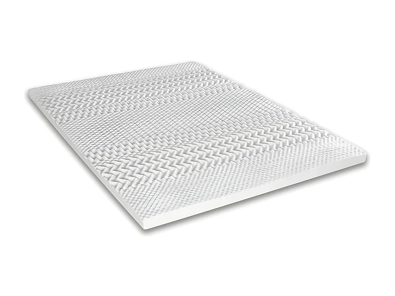 Surmatelas 6 cm Mémoire de forme 7 zones de confort 180x200 cm