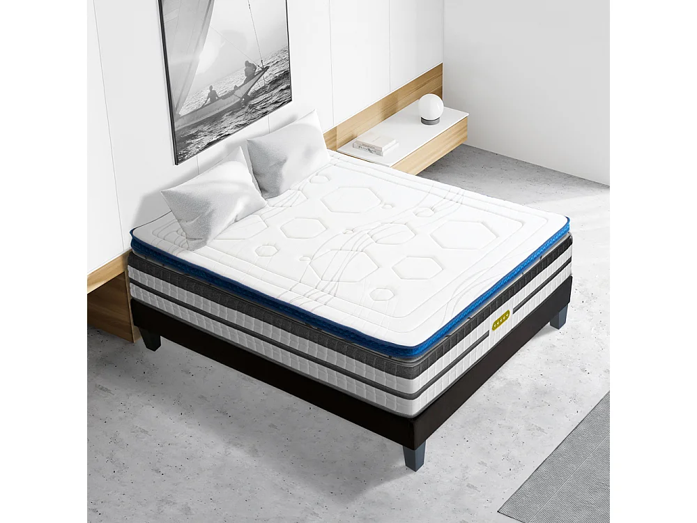 Surmatelas DOLCE VITA - accueil mémoire de forme - 5 cm - 90x190 cm