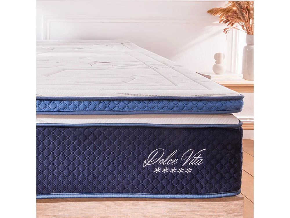 Surmatelas DOLCE VITA - accueil mémoire de forme - 5 cm - 90x190 cm