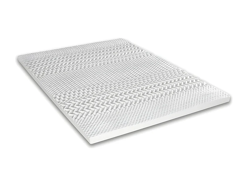 Surmatelas 6 cm Mémoire de forme 7 zones de confort 160x200 cm