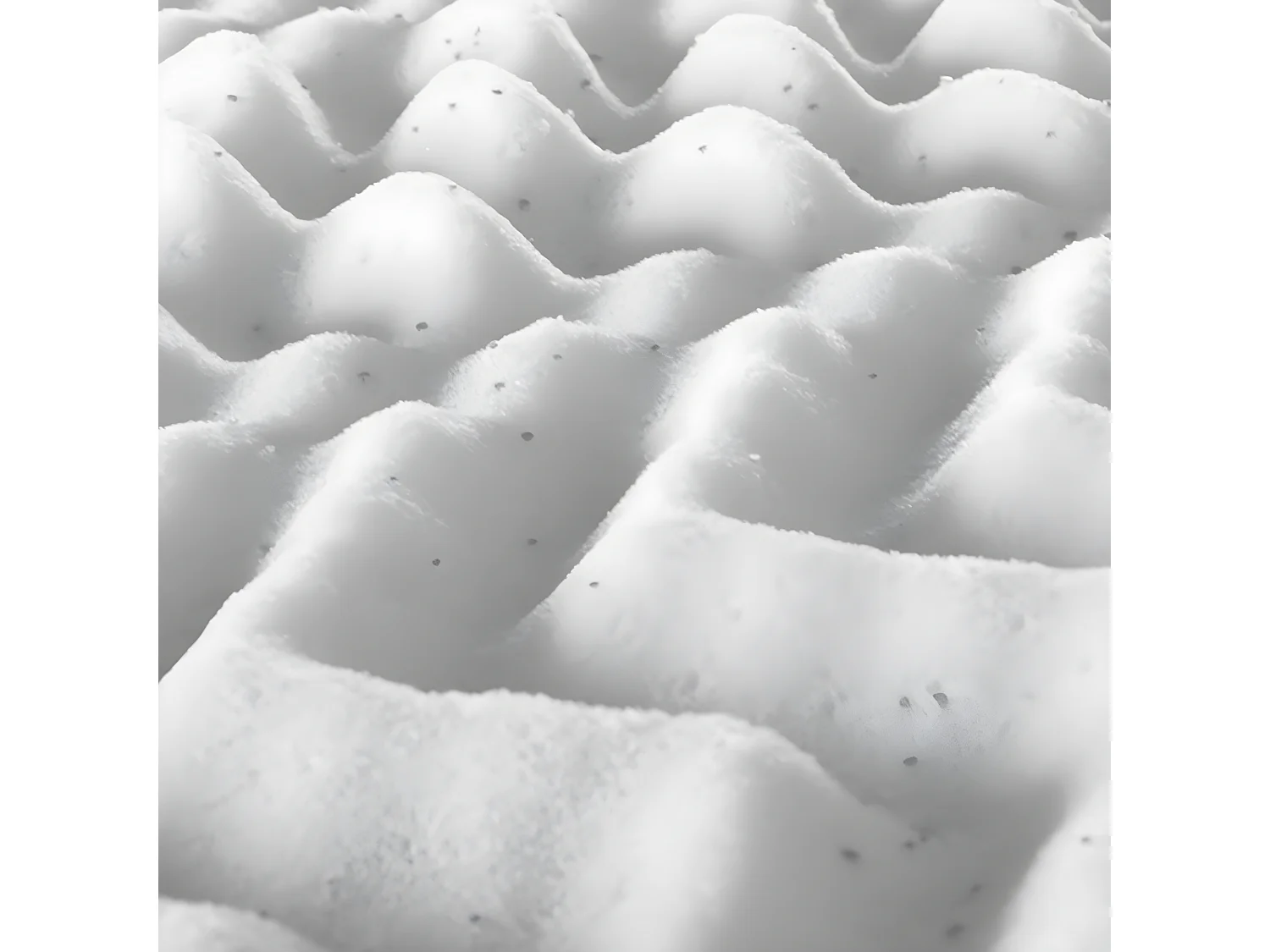 Surmatelas 6 cm Mémoire de forme 7 zones de confort 140x190 cm