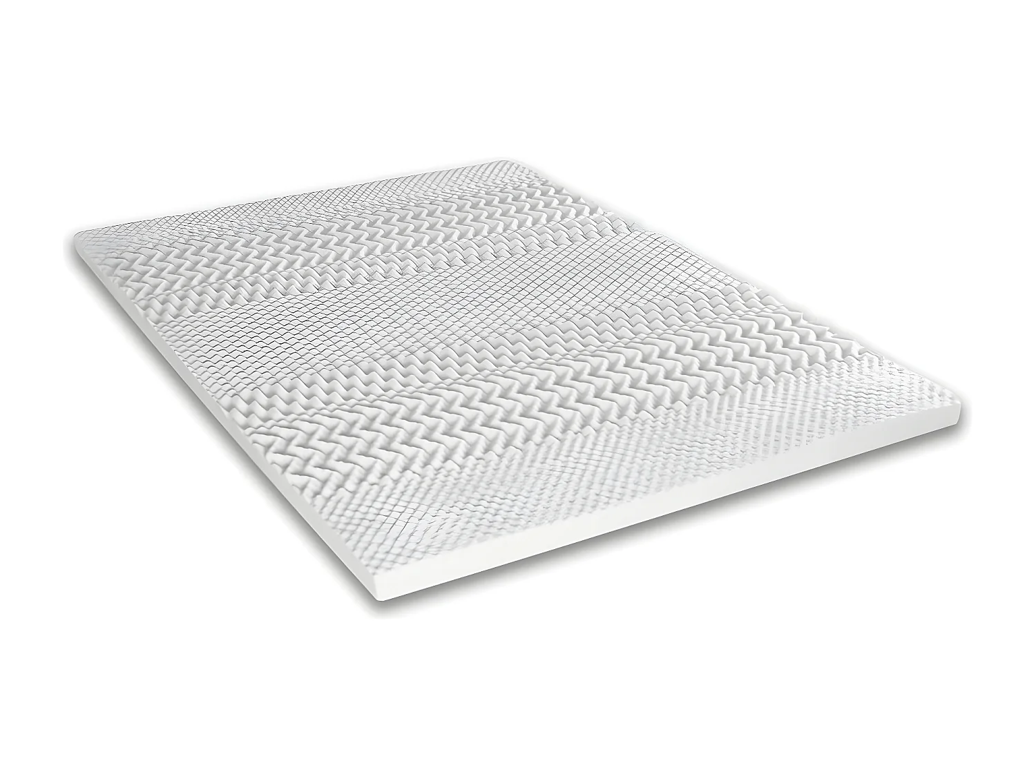 Surmatelas 6 cm Mémoire de forme 7 zones de confort 140x190 cm
