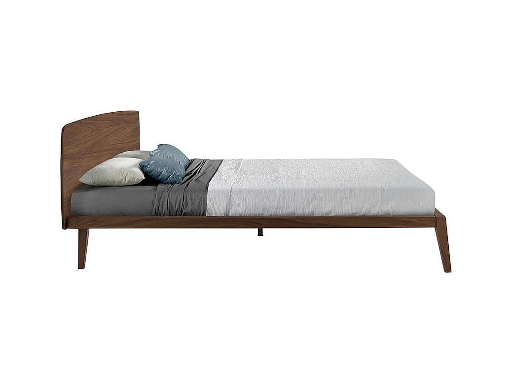 Walnoothouten bed 7015 ANGEL CERDA