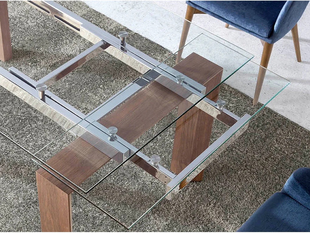 Ausziehbarer Esstisch aus Glas  1007 ANGEL CERDA
