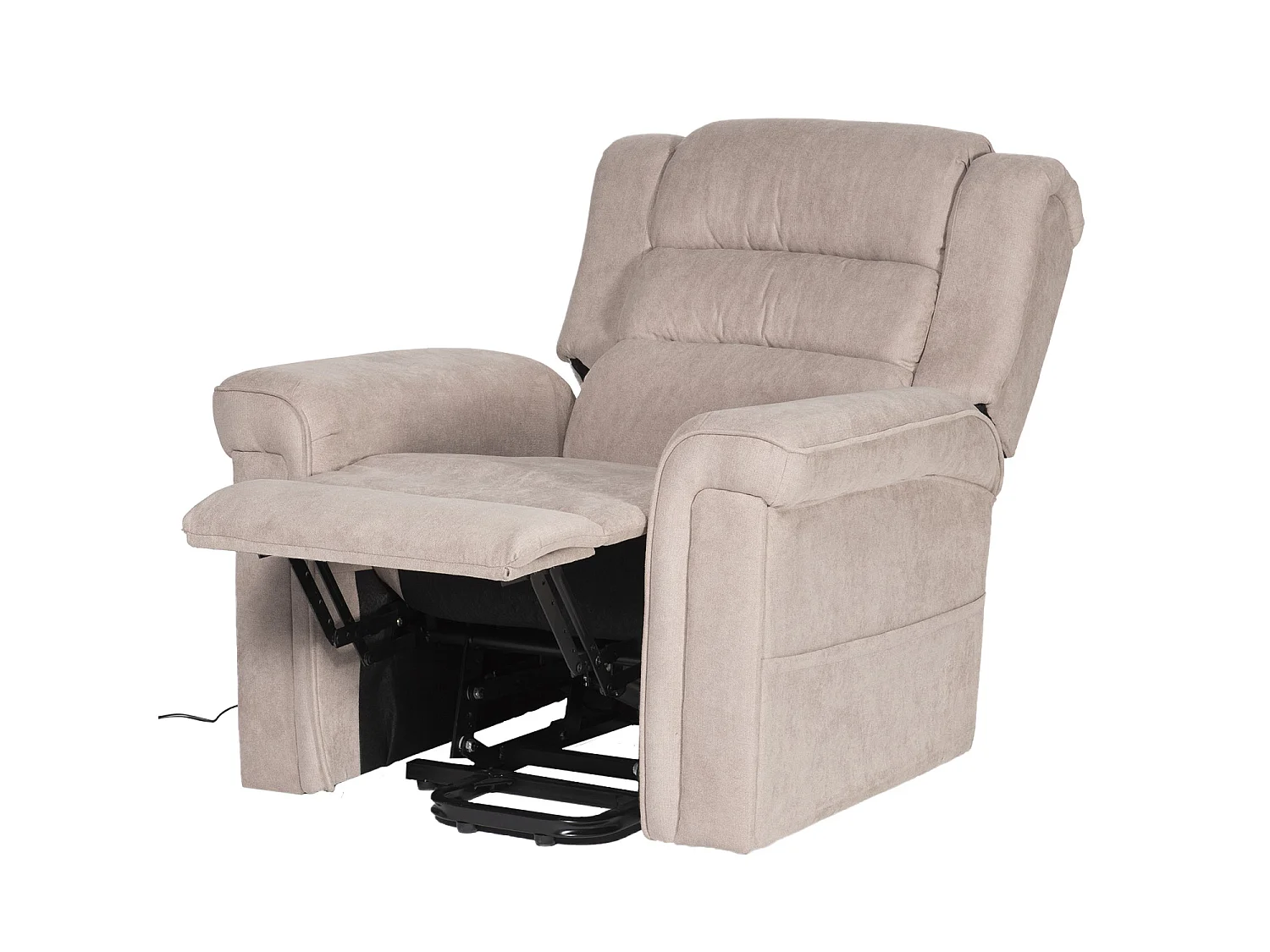 Fauteuil électrique inclinable BERNIE taupe - HAPPY GARDEN