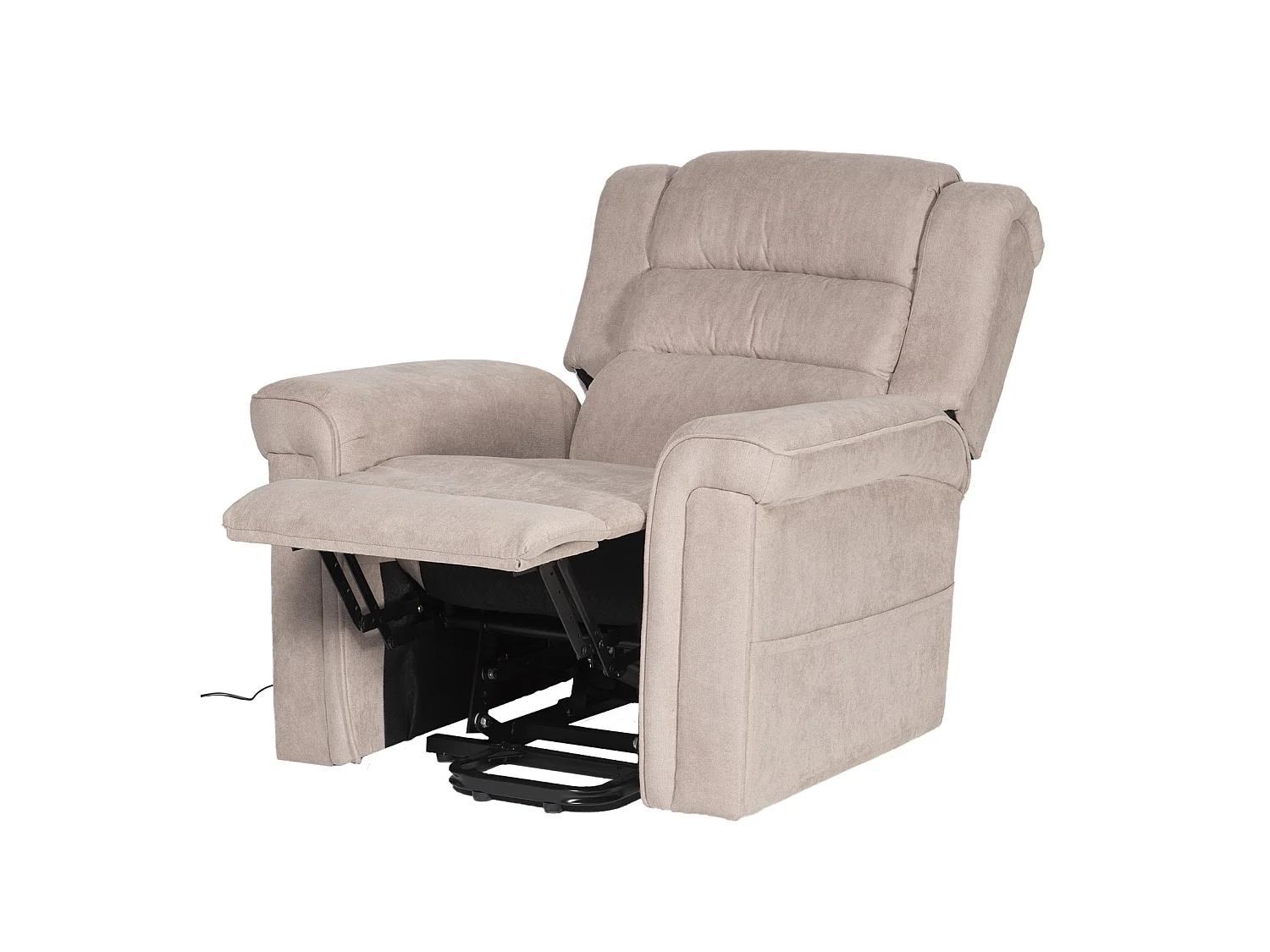 Fauteuil électrique inclinable BERNIE taupe - HAPPY GARDEN