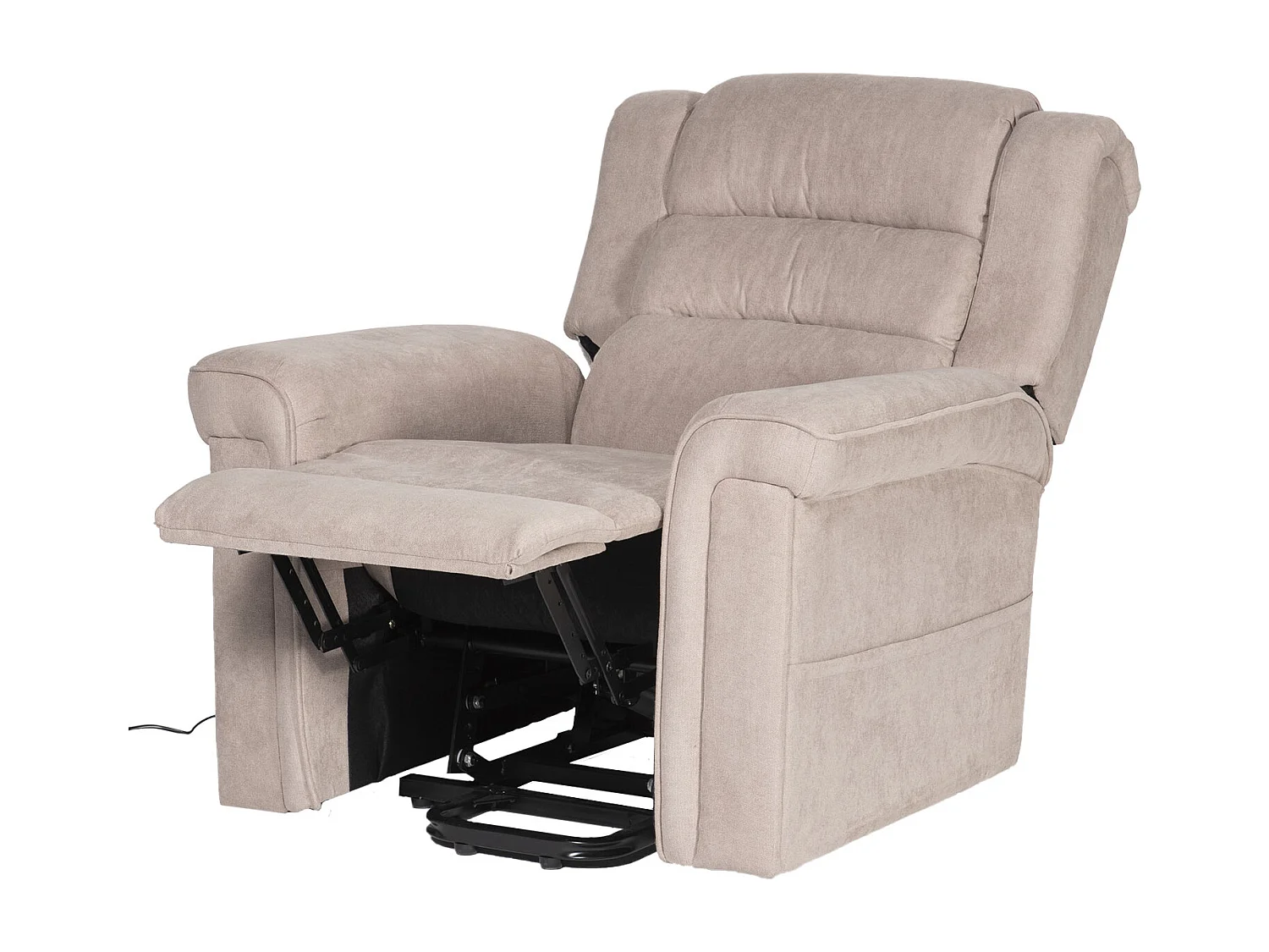 Fauteuil électrique inclinable BERNIE taupe - HAPPY GARDEN