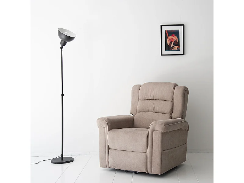 Fauteuil électrique inclinable BERNIE taupe - HAPPY GARDEN