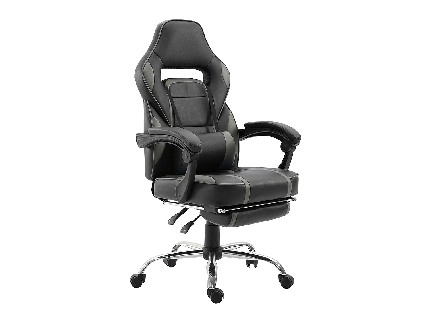 Silla gaming color negro y gris LINK