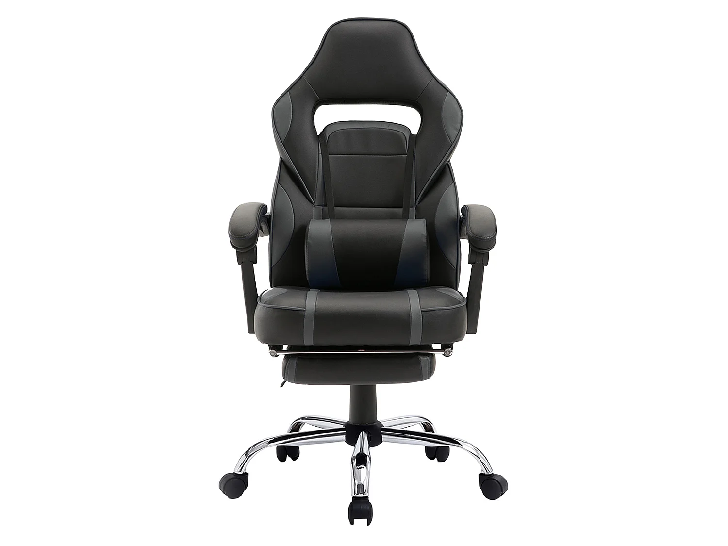 Silla gaming color negro y gris LINK