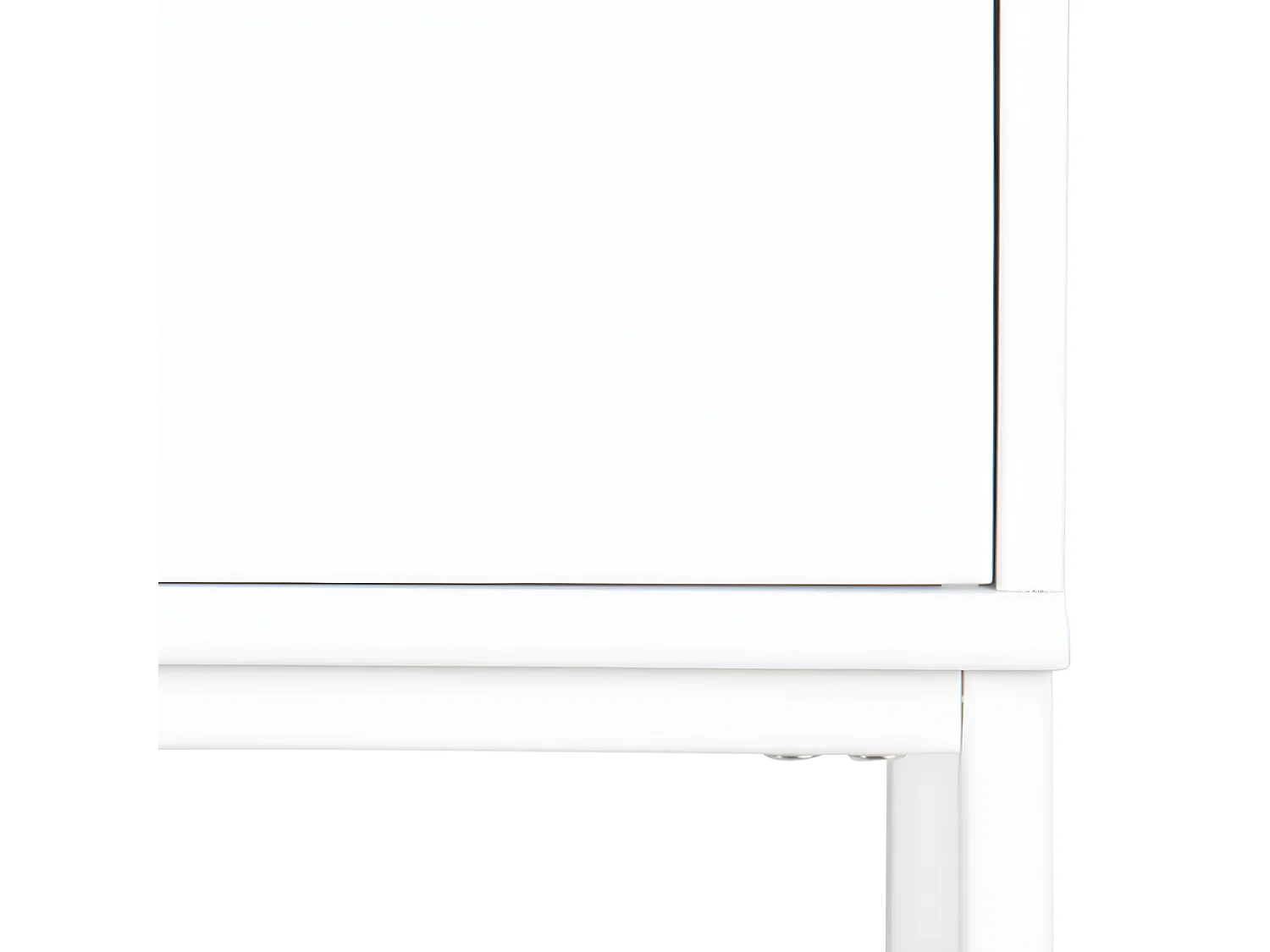 Espejito - Table de chevet 1 tiroir en bois - Blanc