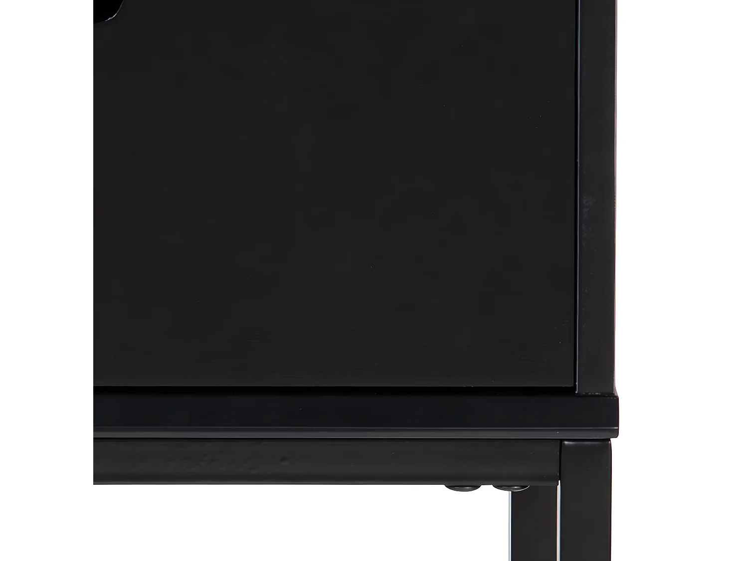 Espejito - Table de chevet 1 tiroir en bois - Noir