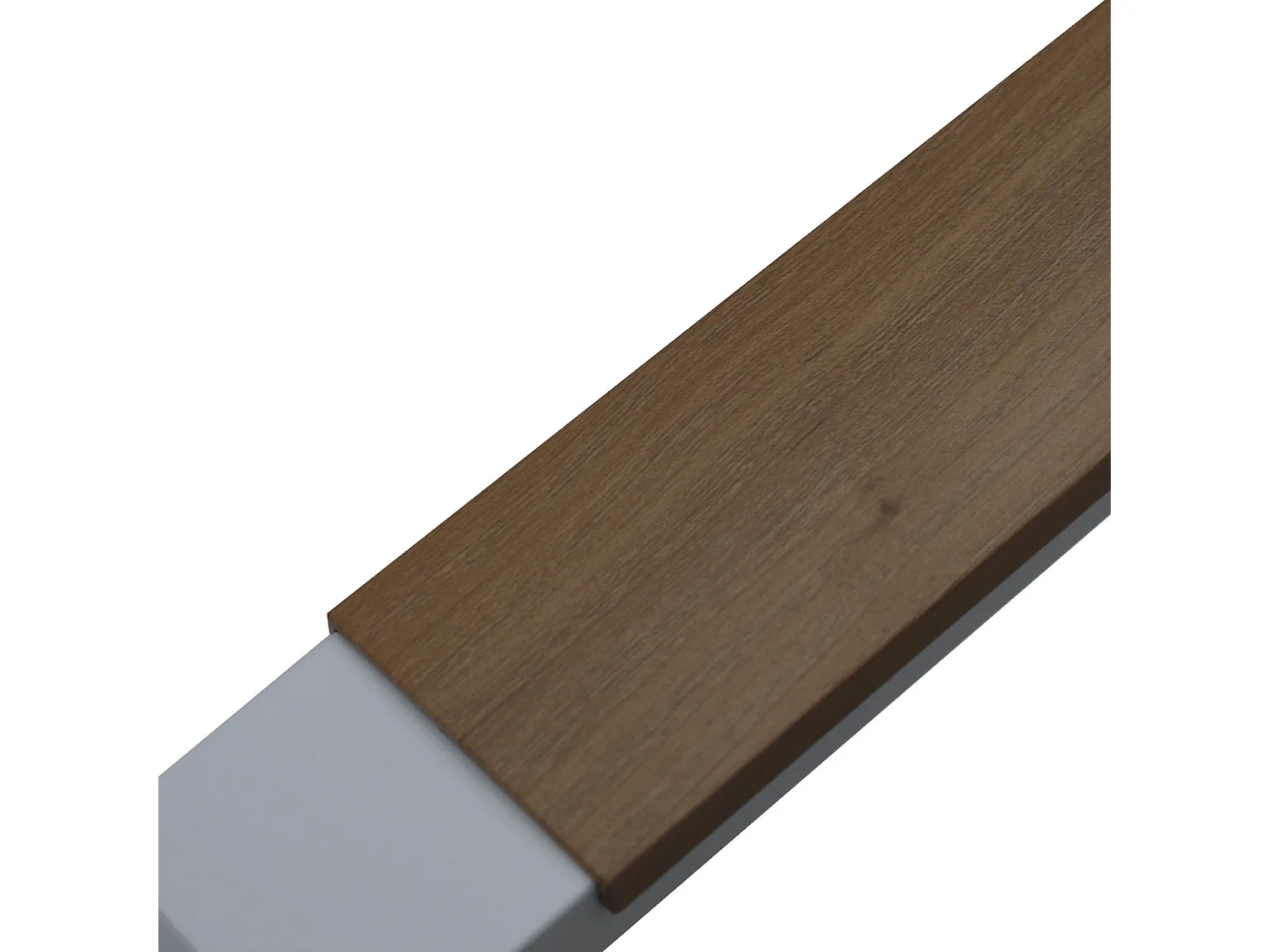 Salon de jardin design en aluminium 5 Places - blanc beige - MABILLON