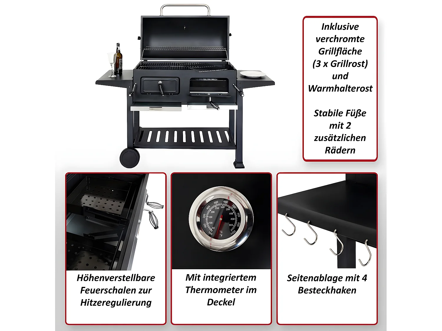 Houtskoolbarbecue MCW-K94