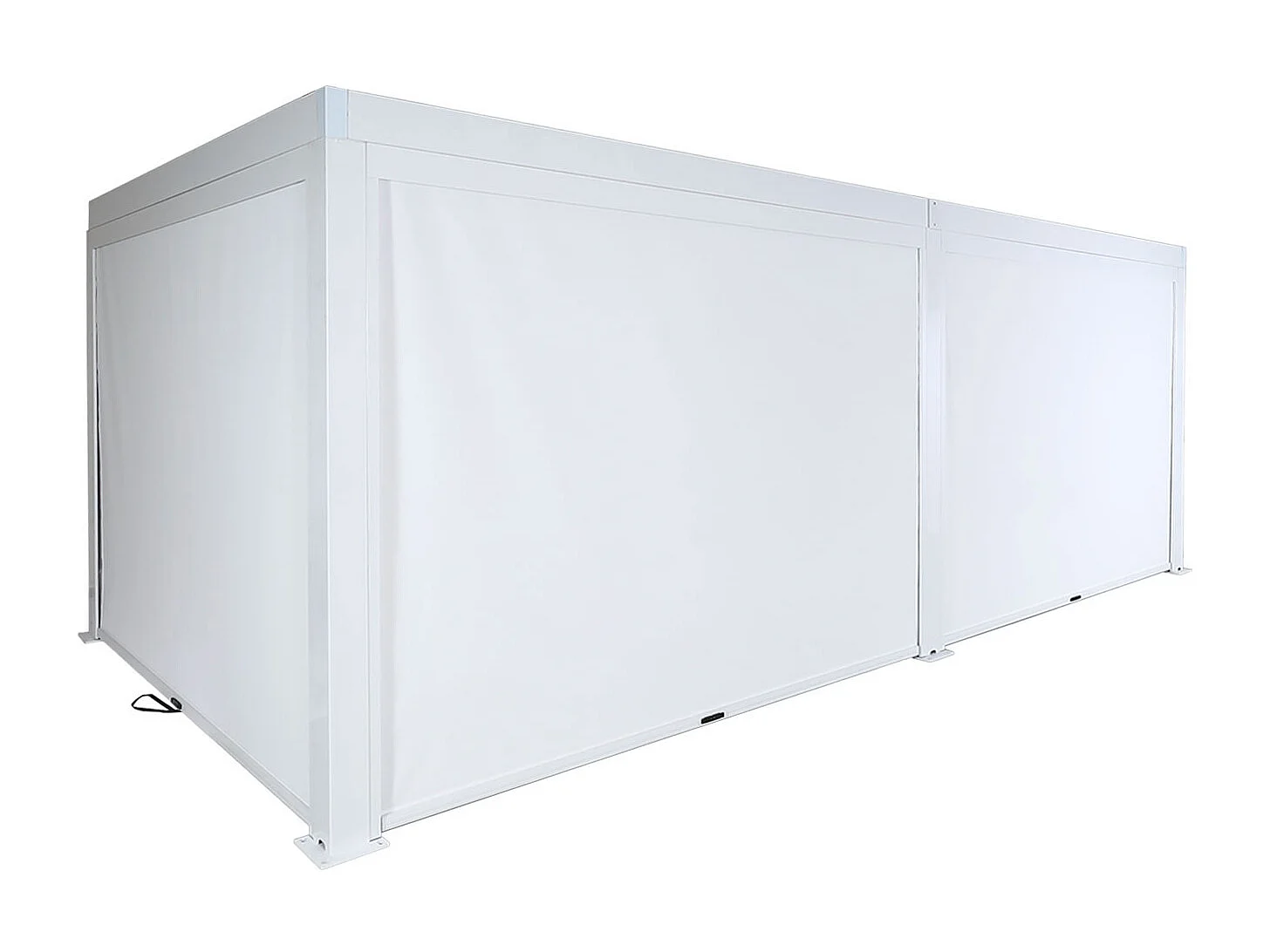 Pergola MCW-L46 ze ścianą boczną,  biały