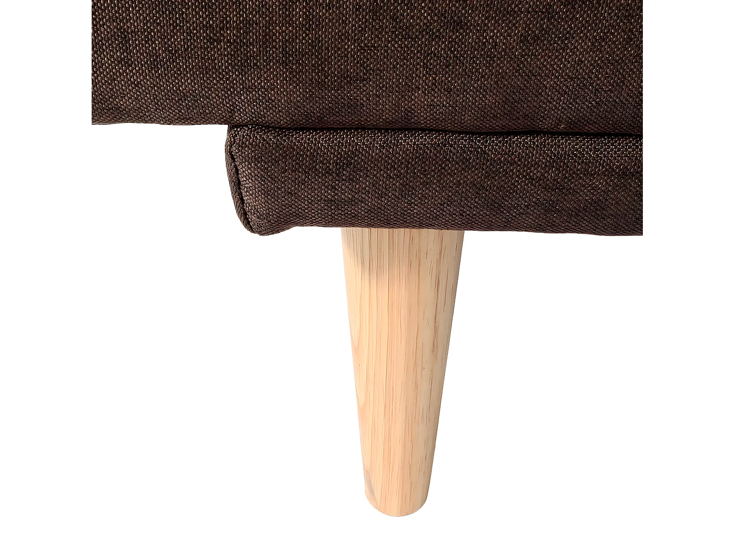 Schlafsofa MCW-M79, Stoff/Textil braun