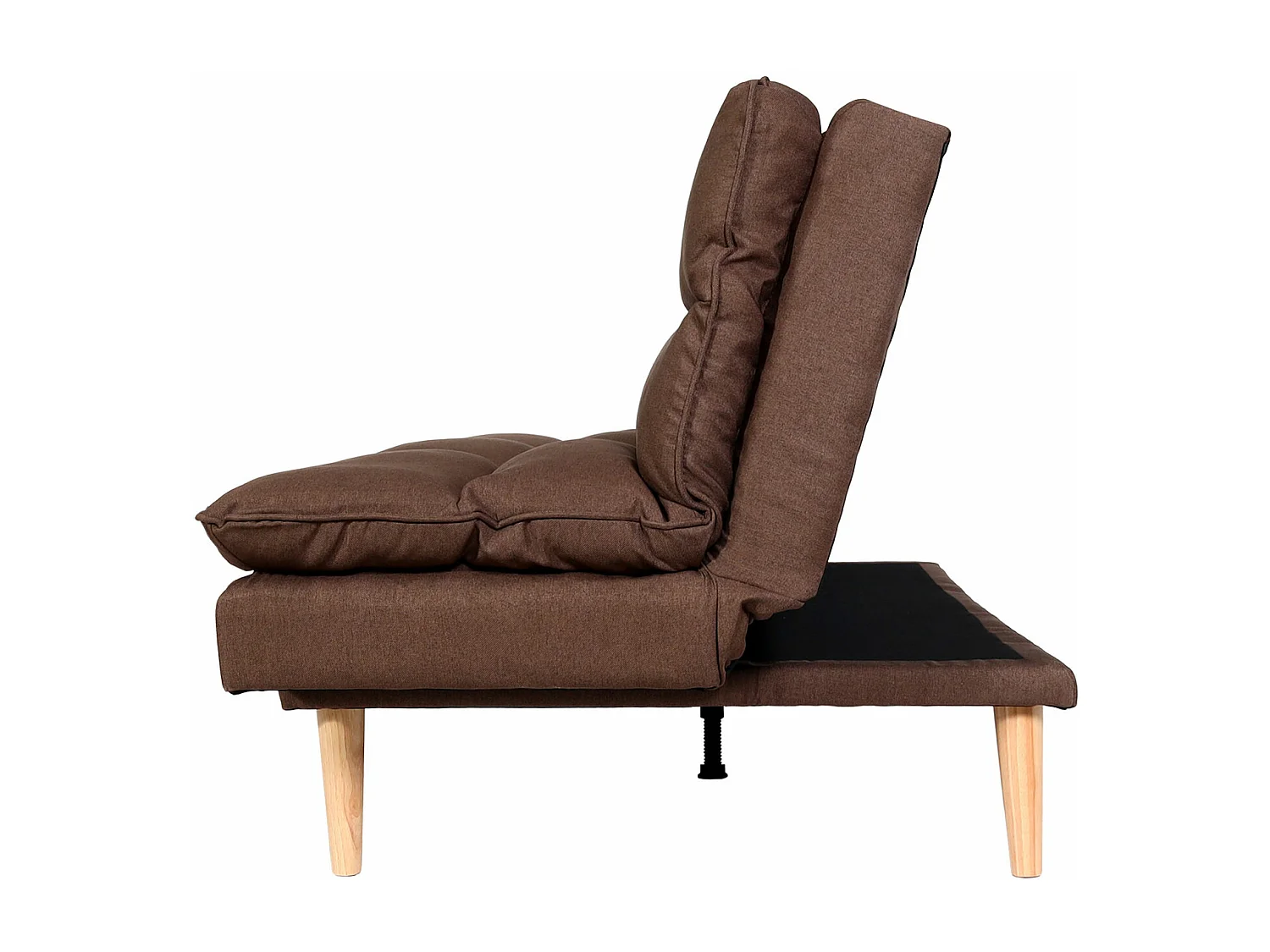 Schlafsofa MCW-M79, Stoff/Textil braun