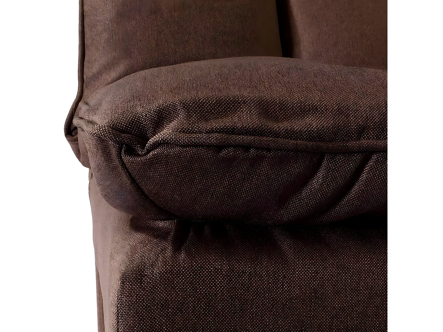 Schlafsofa MCW-M79, Stoff/Textil braun