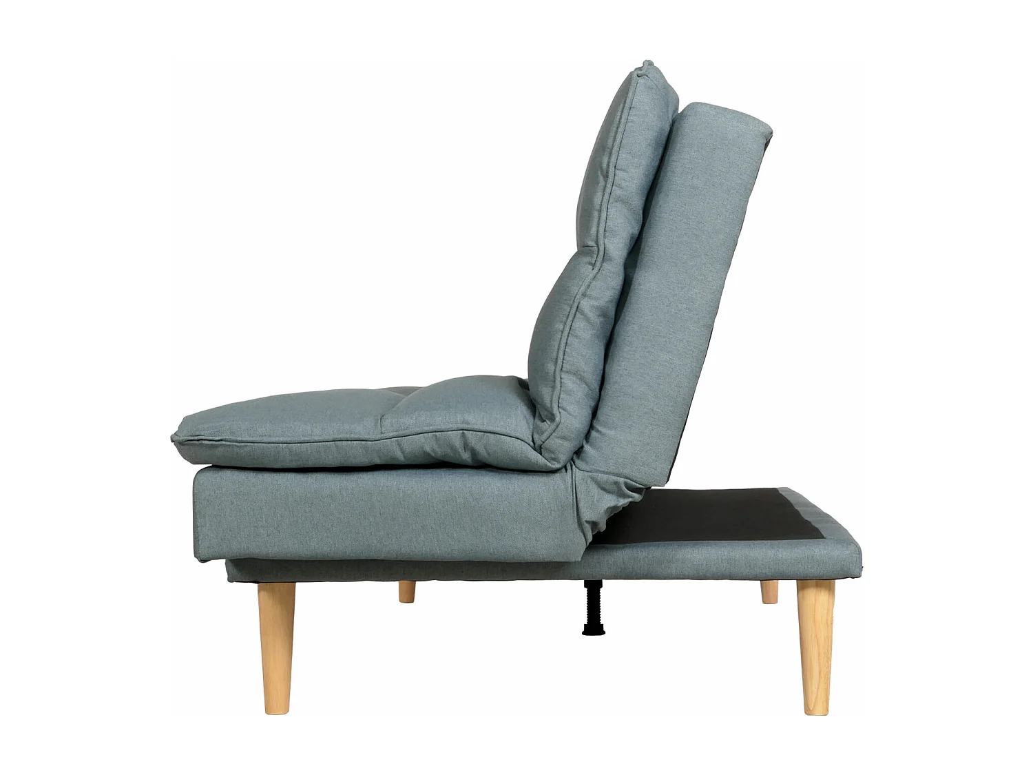 Slaapbank MCW-M79,  stof/textiel blauw-grijs