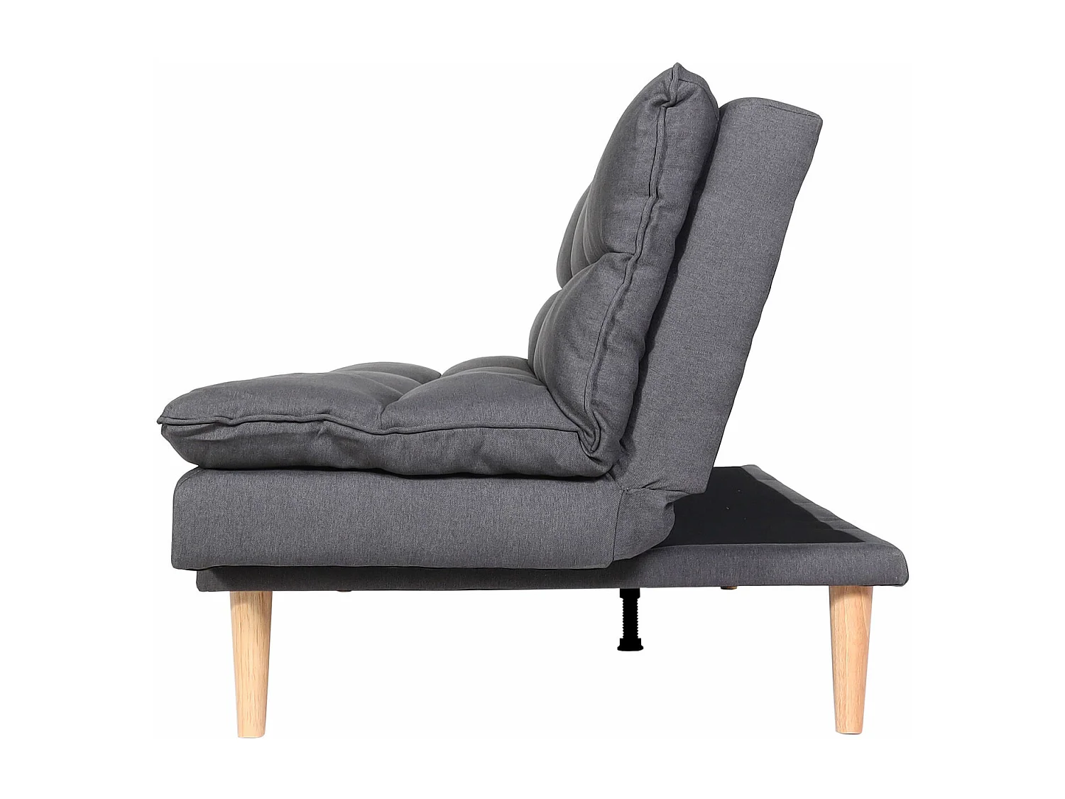 Schlafsofa MCW-M79, Stoff/Textil dunkelgrau