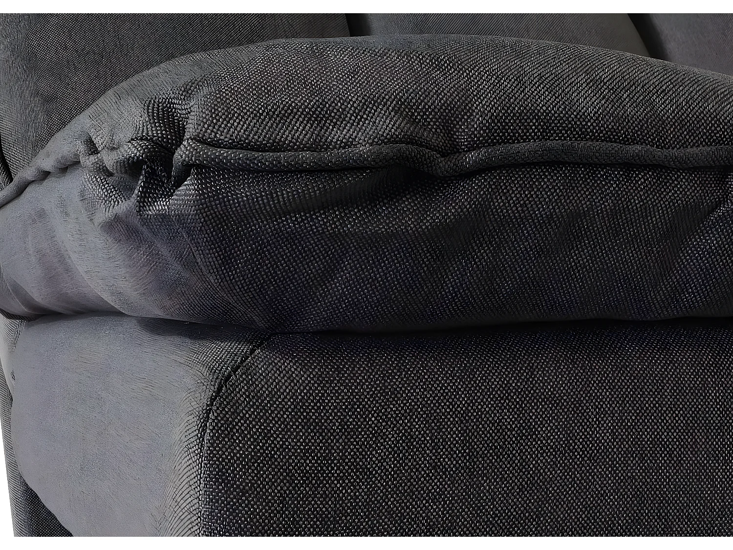 Schlafsofa MCW-M79, Stoff/Textil dunkelgrau