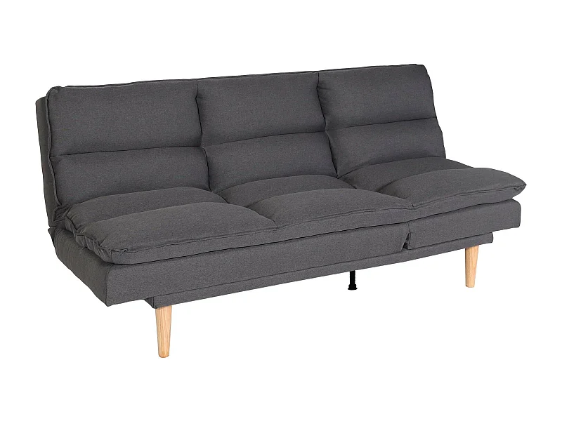 Schlafsofa MCW-M79, Stoff/Textil dunkelgrau