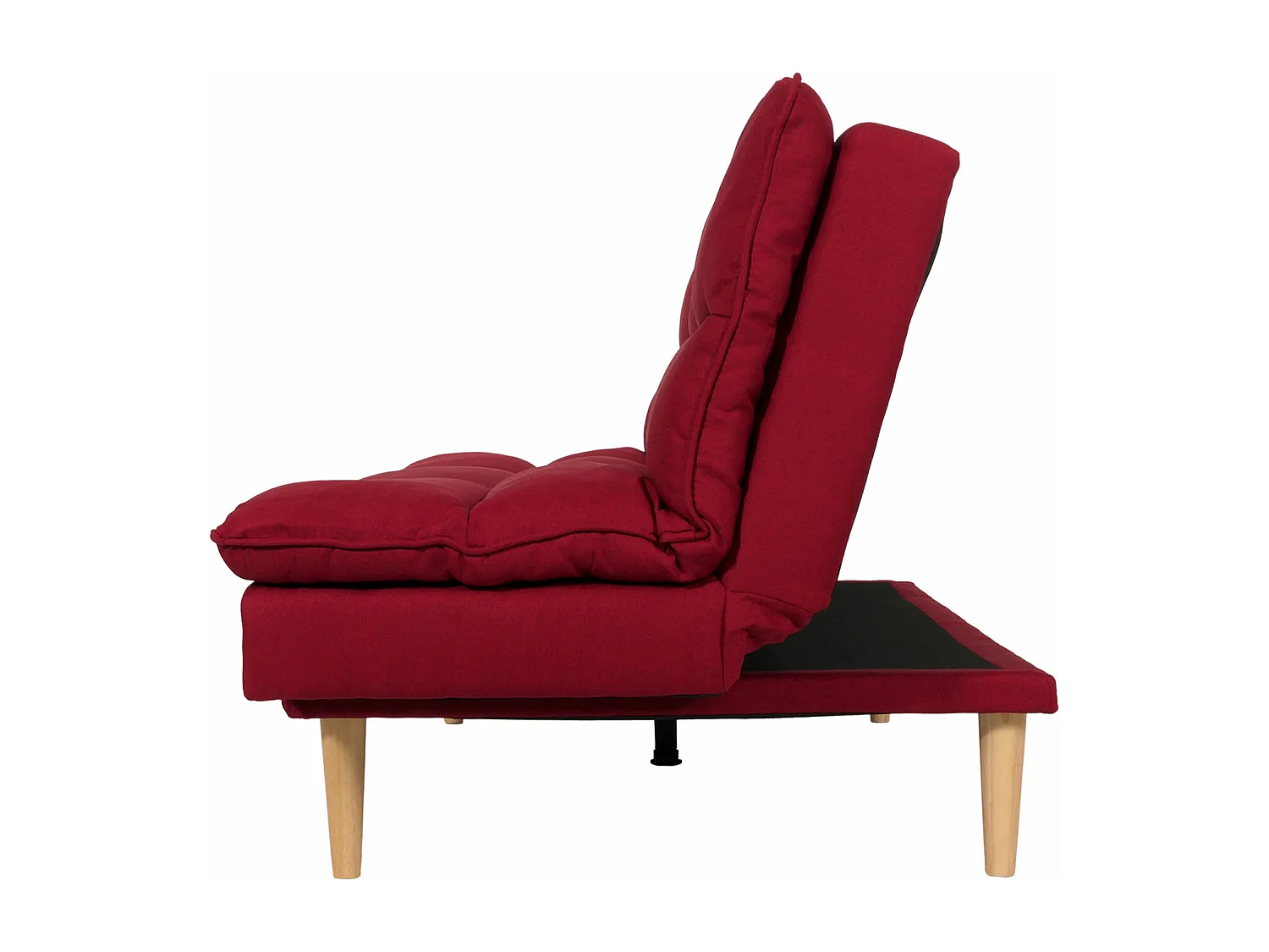 Slaapbank MCW-M79,  stof/textiel bordeaux