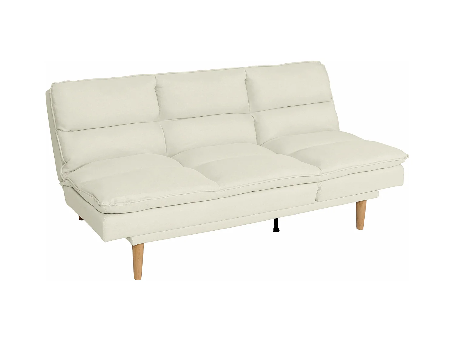 Schlafsofa MCW-M79, Stoff/Textil creme