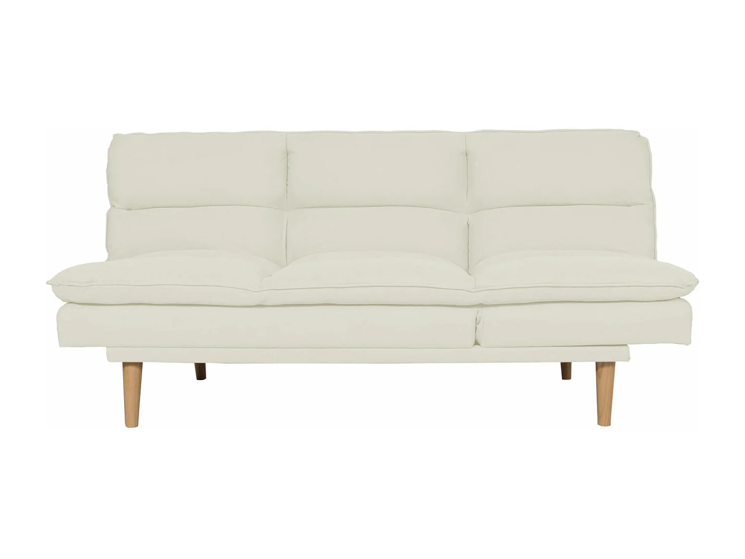 Schlafsofa MCW-M79, Stoff/Textil creme