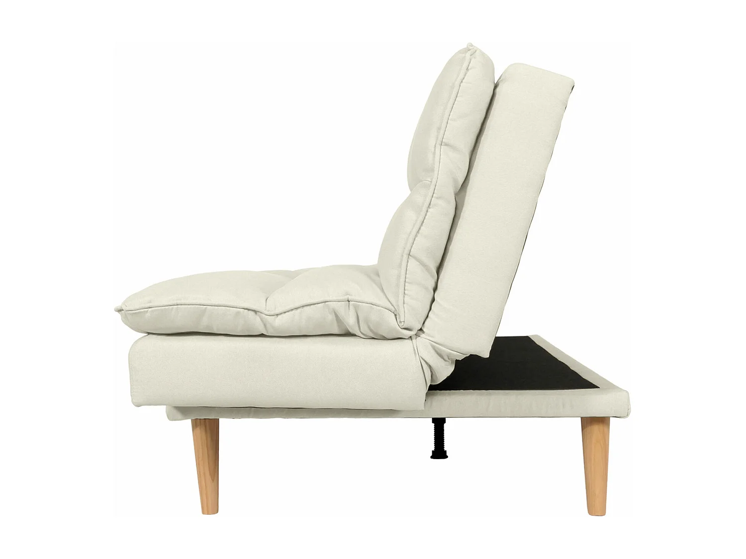 Schlafsofa MCW-M79, Stoff/Textil creme
