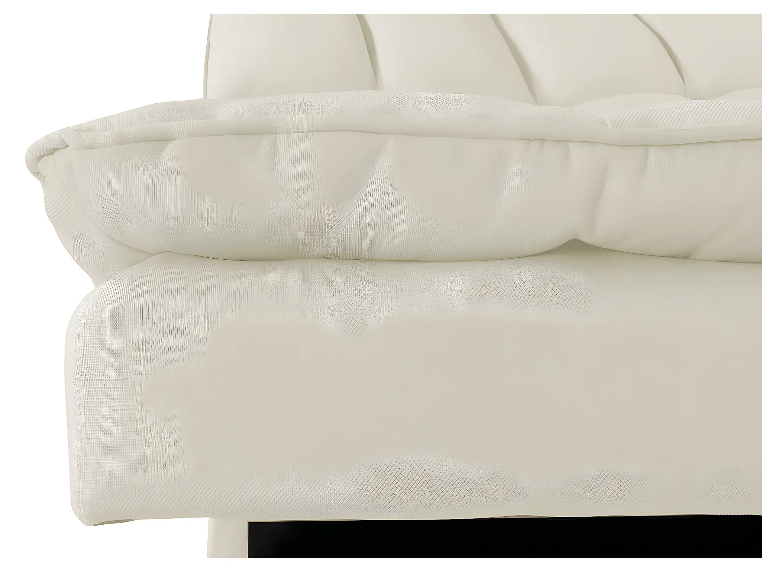 Schlafsofa MCW-M79, Stoff/Textil creme