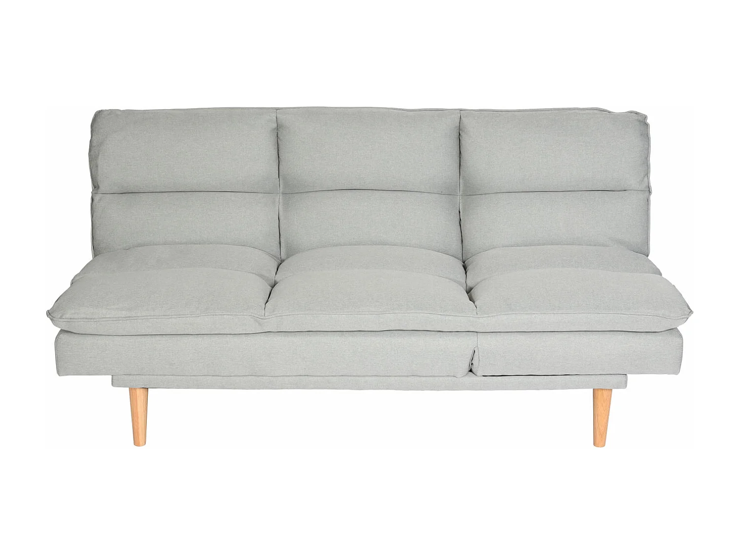 Schlafsofa MCW-M79, Stoff/Textil mint-grau