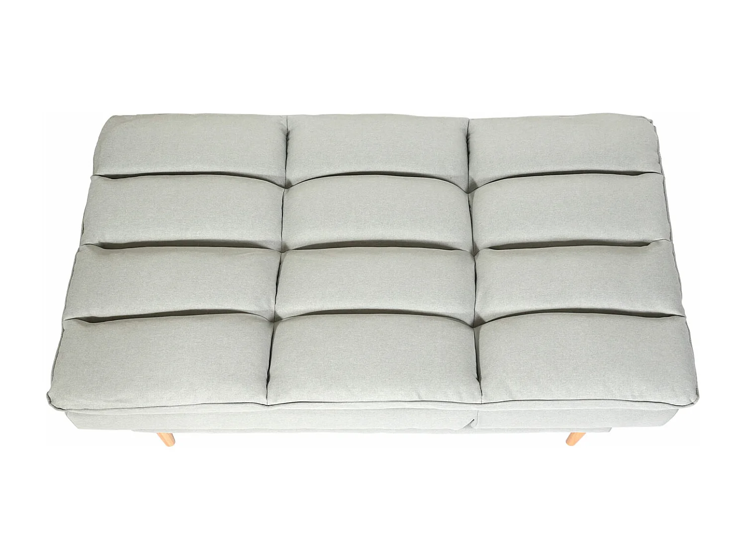 Schlafsofa MCW-M79, Stoff/Textil mint-grau