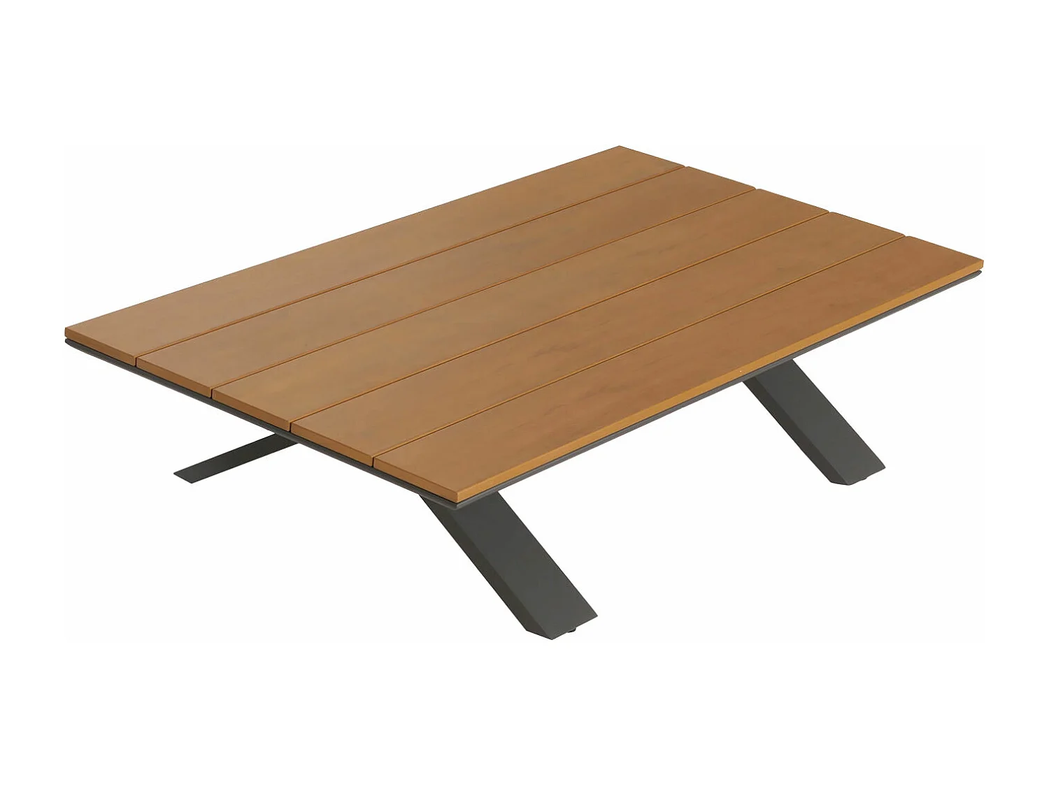 Garten-Garnitur MCW-M62, Gestell anthrazit, Polster dunkelgrau