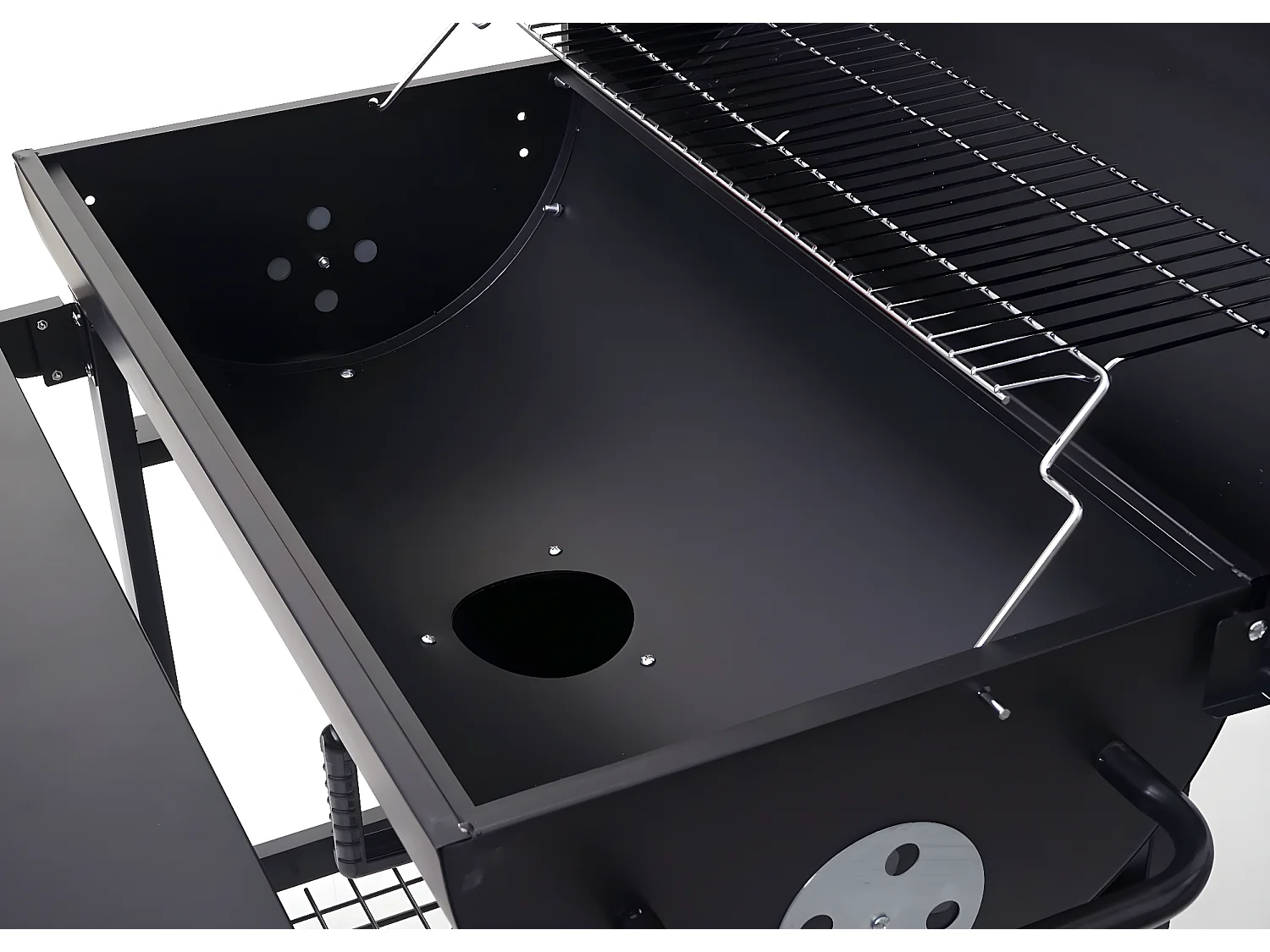 Barbecuewagen MCW-F70 met deksel en opbergruimte