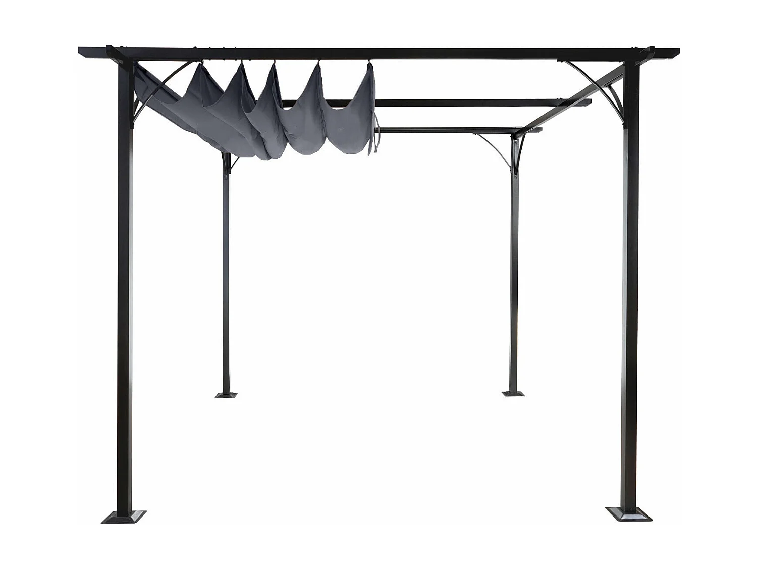 Pergola MCW-C42,  3,5x3,5m szary