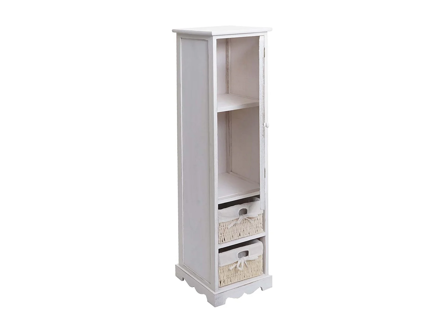 Badezimmerset MCW-H20 (3-teilig), Shabby weiß