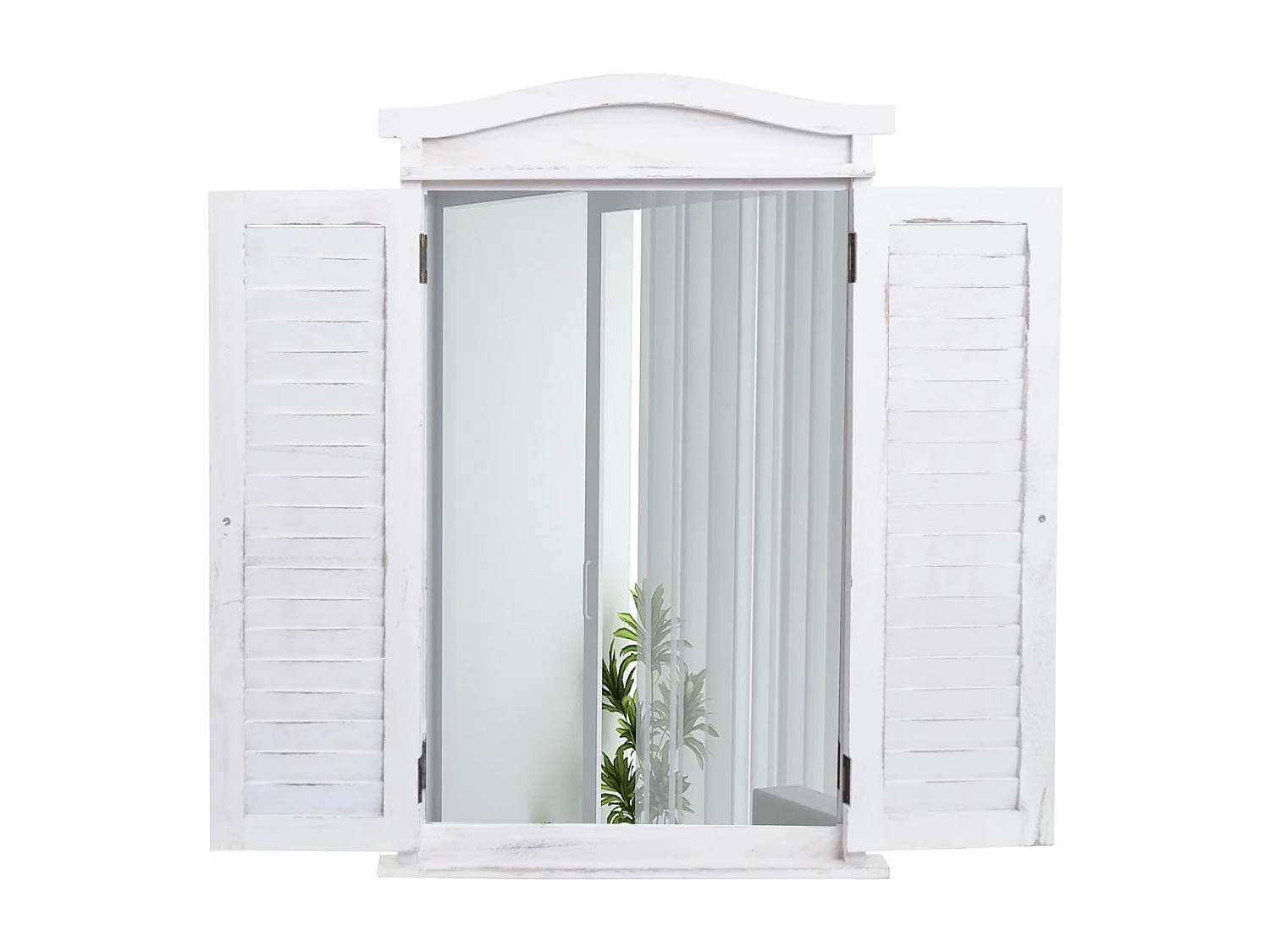 Badezimmerset MCW-H20 (3-teilig), Shabby weiß